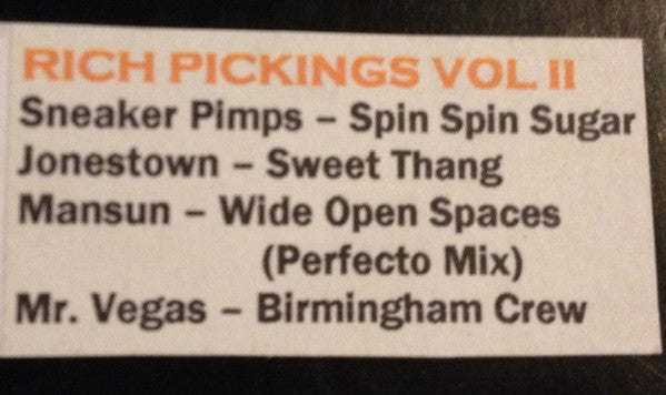 Various : Rich Pickings Vol. II (12", Comp, Unofficial, W/Lbl)