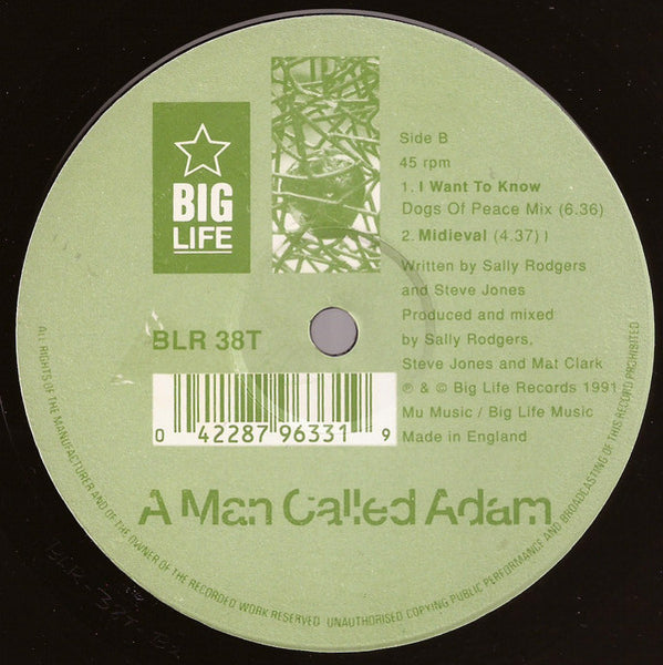 A Man Called Adam : I Want To Know (12")