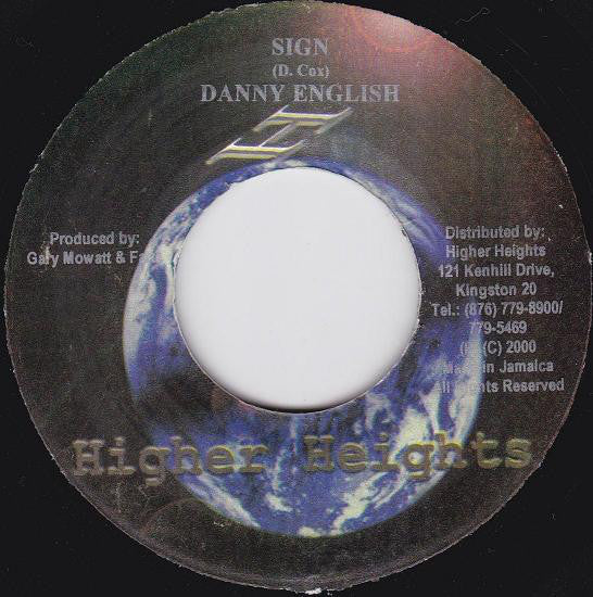 Danny English : Sign (7", Single)