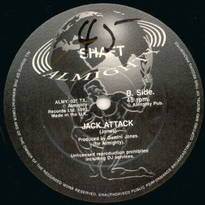 Shaft (5) : It's Been So Long b/w Jack Attack (12")