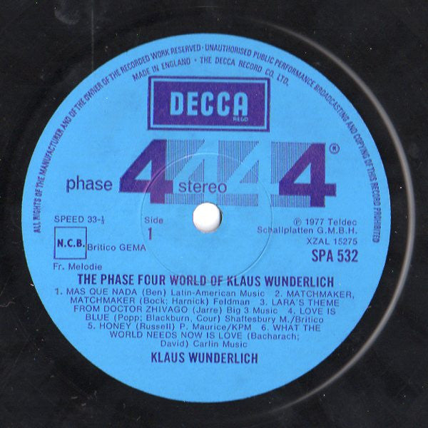 Klaus Wunderlich : The Phase 4 World Of Klaus Wunderlich (LP, RE)