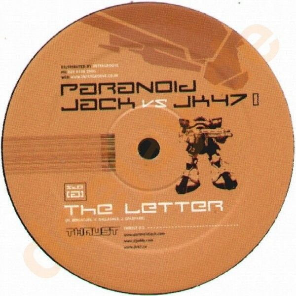 Paranoid Jack / JK47 / Addy : The Letter / Movin (12")