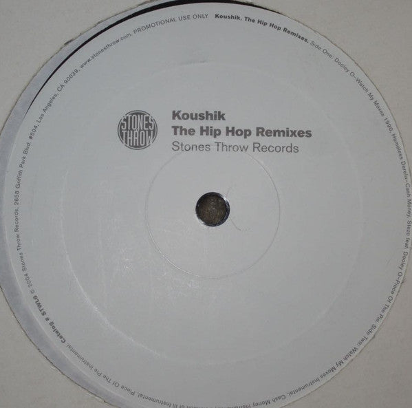 Koushik : The Hip Hop Remixes (12", EP)