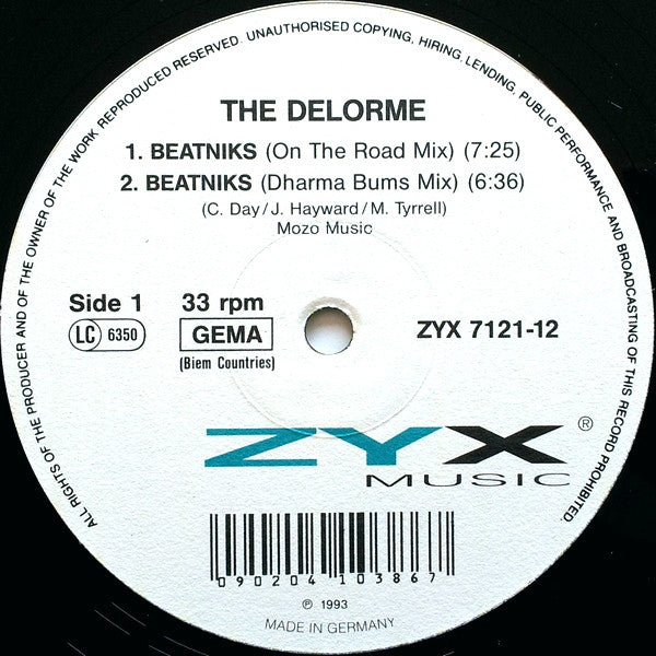 The Delorme : Beatniks (12")