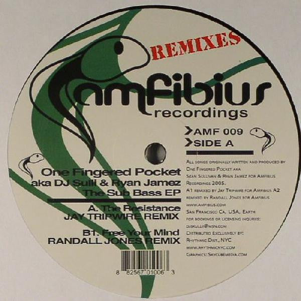 One Fingered Pocket : The Sub Bass EP (Remixes) (12")