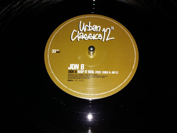 Jon B : Keep It Real / Don't Talk (12")