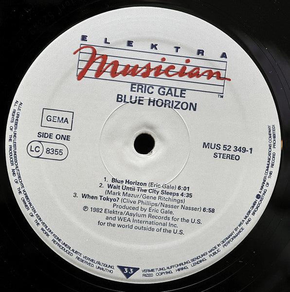 Eric Gale : Blue Horizon (LP, Album)