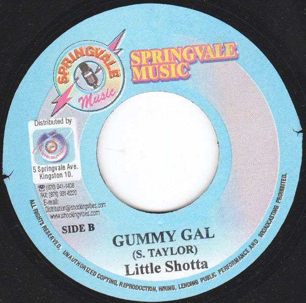 Beenie Man / Little Shotta : Sent It On / Gummy Gal (7")