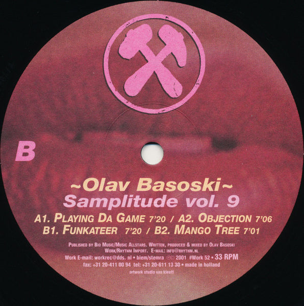 Olav Basoski : Samplitude Vol. 9 (12")