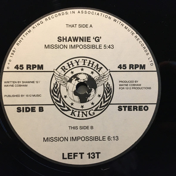Shawnie 'G' : Mission Impossible (12")