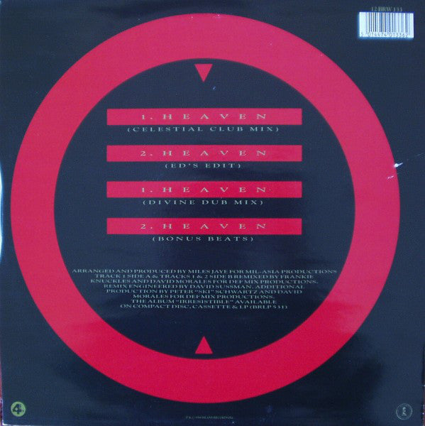 Miles Jaye : Heaven (Celestial Club Mix) (12", Single)