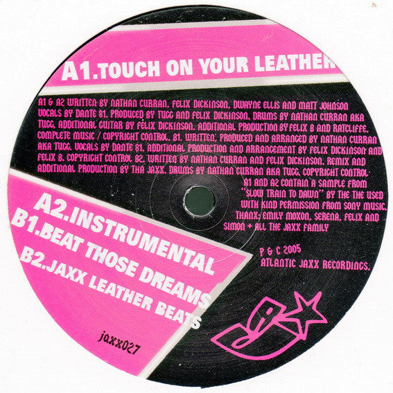 Snake Skin Feat. Dante 81 : Touch On Your Leather (12")