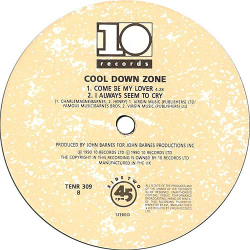 Cool Down Zone : Heaven Knows (12" Remix) (12")