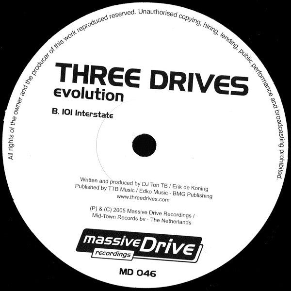 Three Drives : Evolution (12")