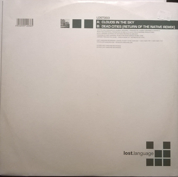 V-One : Dead Cities E.P. (12", EP, D1)