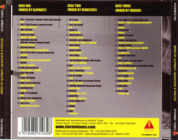 Slipmatt, Devastate & Fracus* : Hardcore Reunited (3xCD, Comp, Mixed)