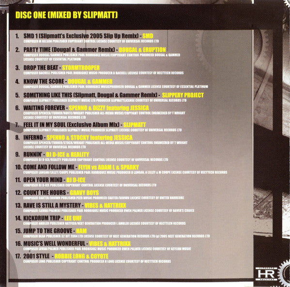 Slipmatt, Devastate & Fracus* : Hardcore Reunited (3xCD, Comp, Mixed)