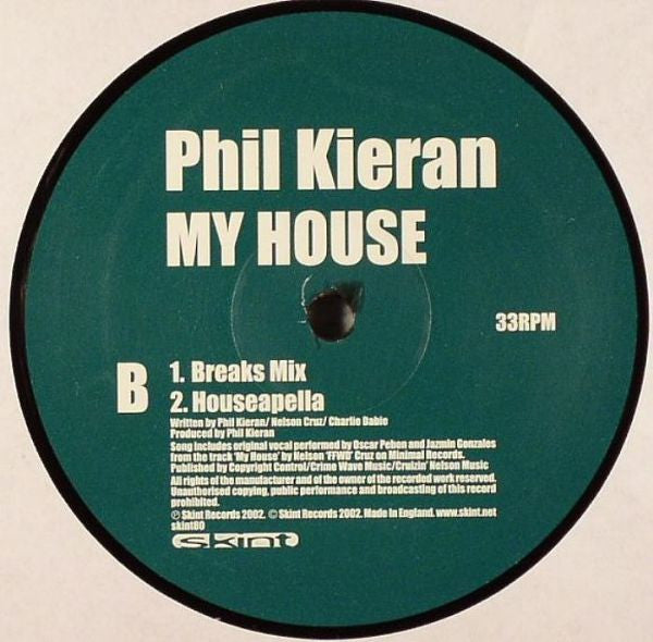 Phil Kieran : My House (12")