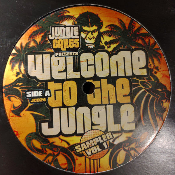 Ed Solo, Fak Scratch & Ganja Burn Fyah / Ed Solo & Deekline* : Welcome To The Jungle (Sampler Vol 1) (12", Smplr)