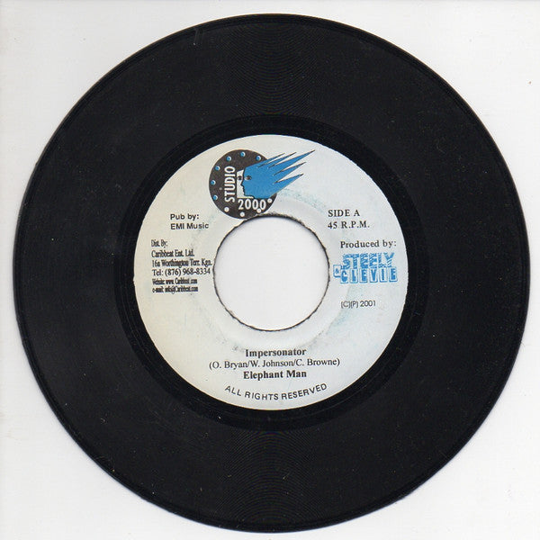 Elephant Man / Screechie Joe : Impersonator / How? (7")