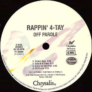 Rappin' 4-Tay : Off Parole (2xLP, Album)