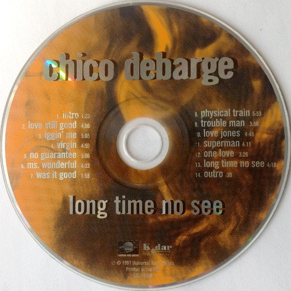 Chico DeBarge : Long Time No See (CD, Album)