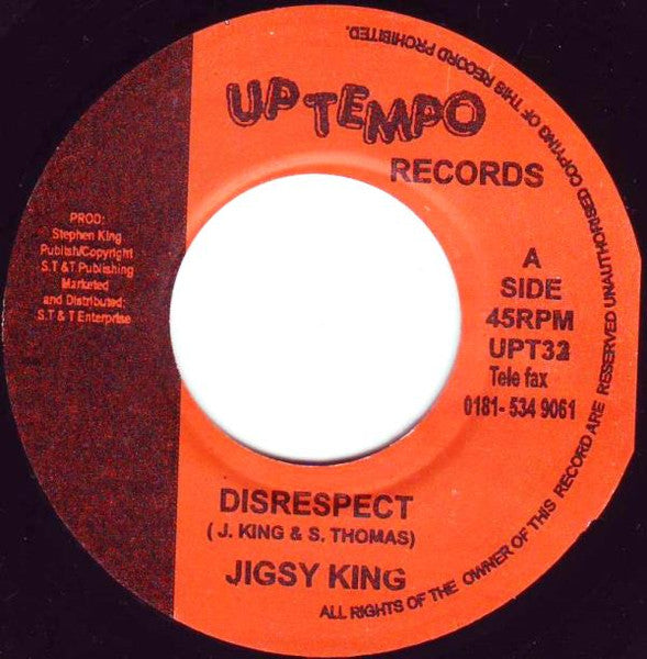 Jigsy King : Disrespect (7")