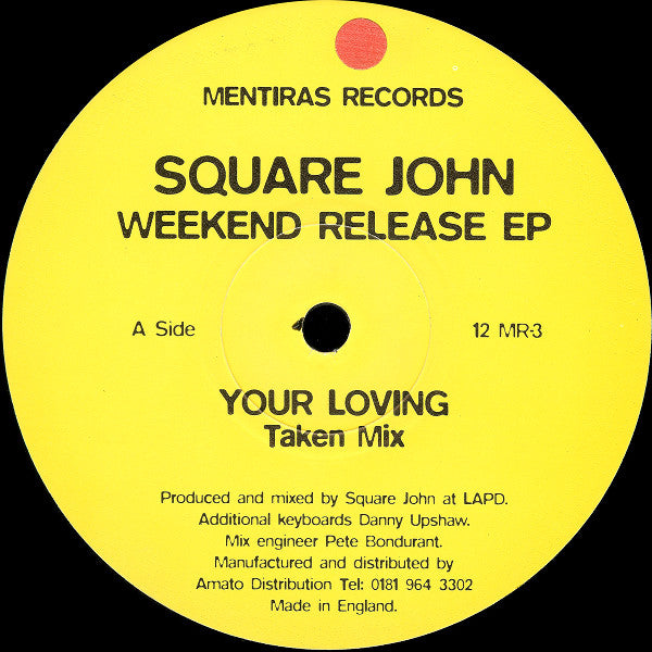 Square John : Weekend Release EP (12", EP)