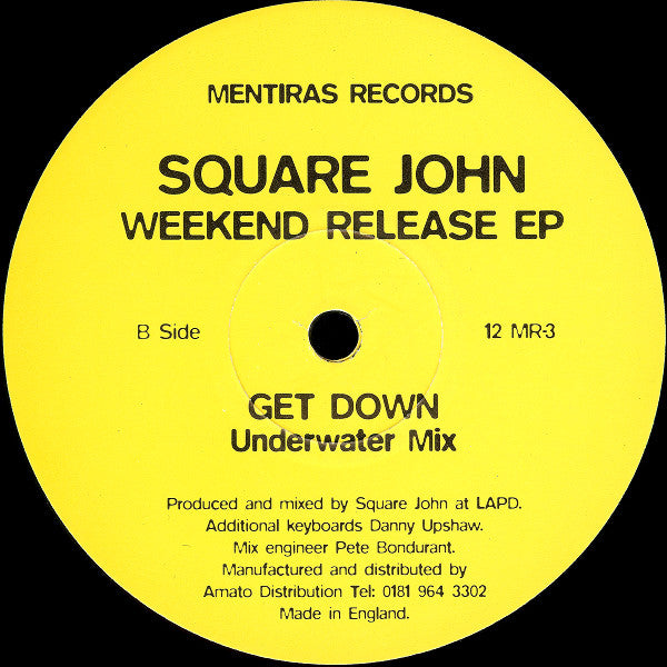 Square John : Weekend Release EP (12", EP)