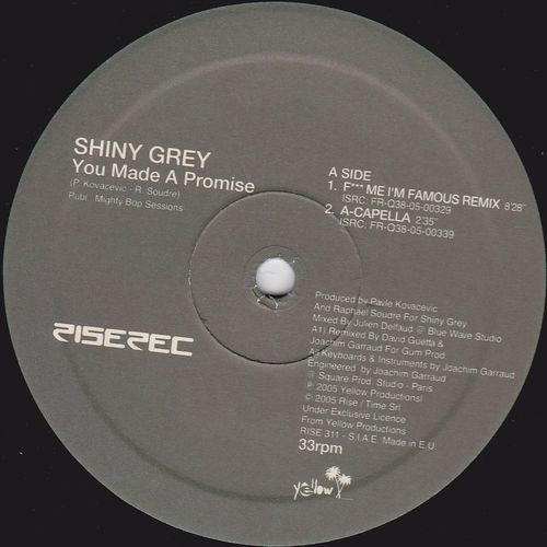 Shiny Grey* : You Made A Promise (12")