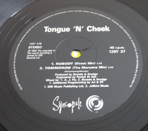 Tongue N Cheek : Nobody (12")