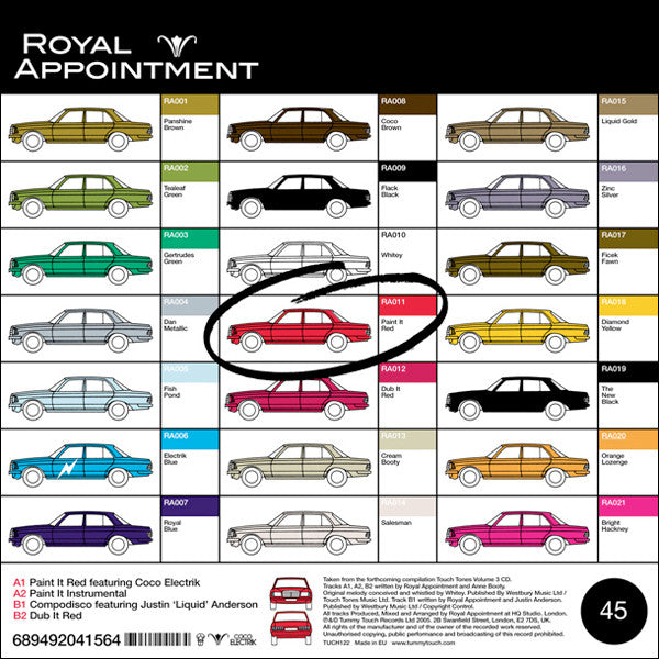 Royal Appointment : Paint It Red (12")