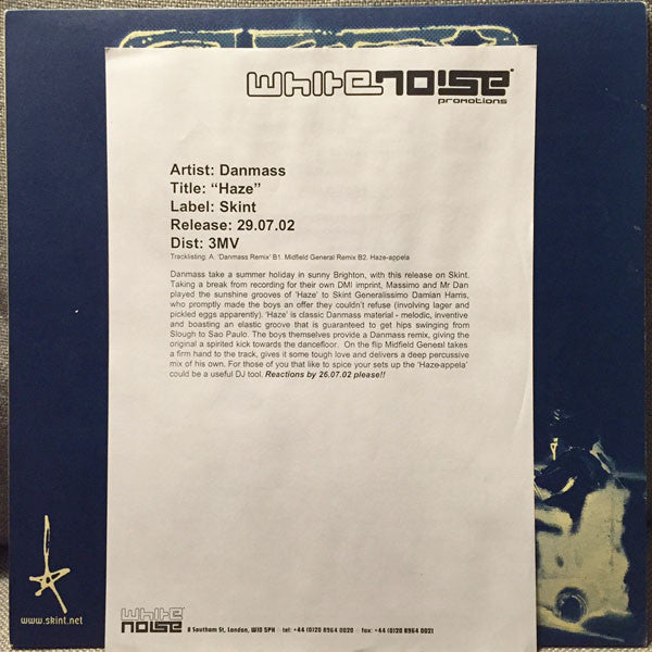 Danmass : Haze (12")