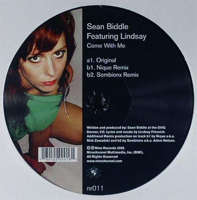 Sean Biddle : Come With Me (12")