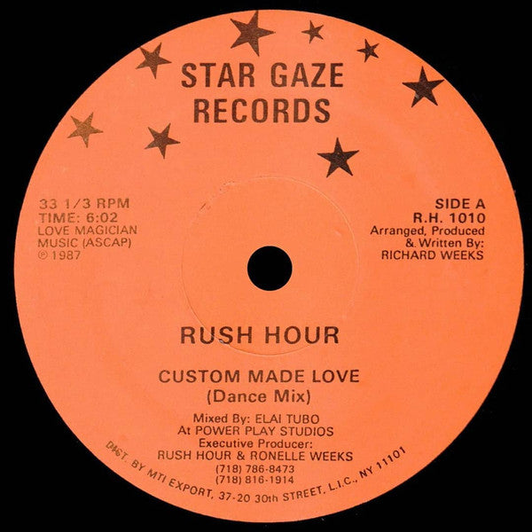 Rush Hour (3) : Custom Made Love (12")