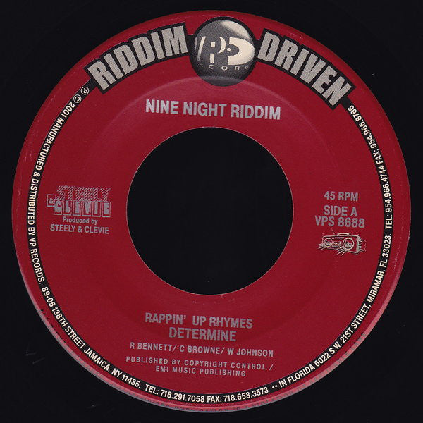 Determine : Rappin' Up Rhymes (7")