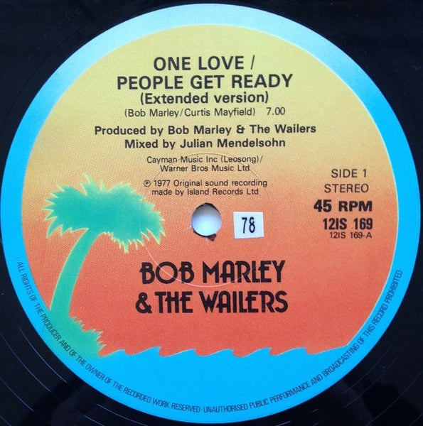 Bob Marley And The Wailers* : One Love People Get Ready (12", Pos)