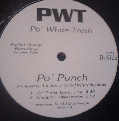 Po' White Trash : Po' Punch (12")