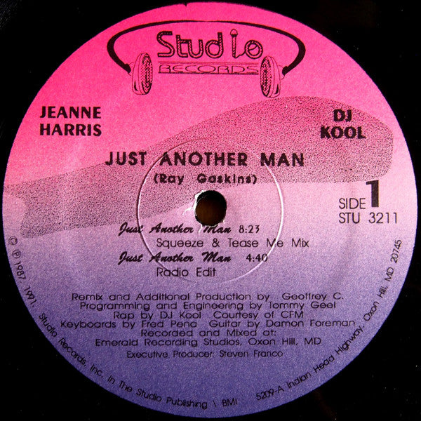 Jeanne Harris : Just Another Man (12")