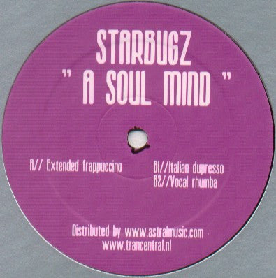 Starbugz : A Soul Mind (12")
