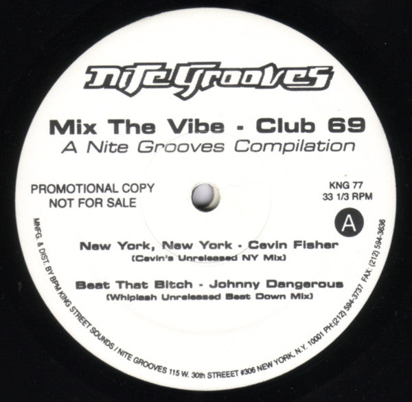 Club 69 : Mix The Vibe - A Nite Grooves Compilation (2x12", Comp, Promo)