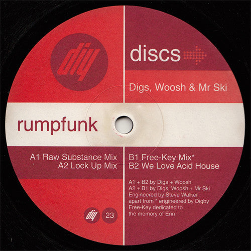Digs, Woosh & Mr Ski : Rumpfunk (12")