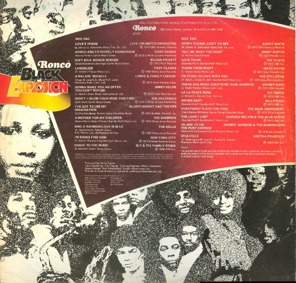 Various : Black Explosion (LP, Album, Comp)