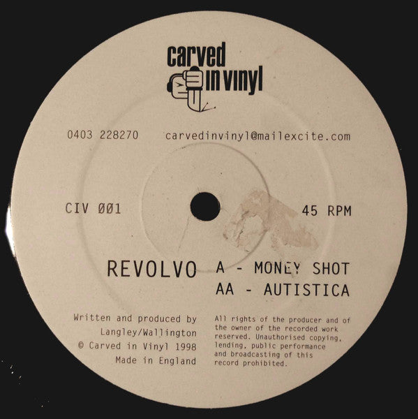 Revolvo : Money Shot (12")