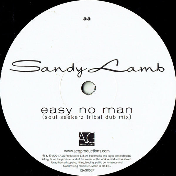 Sandy Lamb : Easy No Man (12")