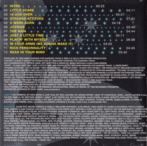 Benjamin Diamond : Strange Attitude (CD, Album)