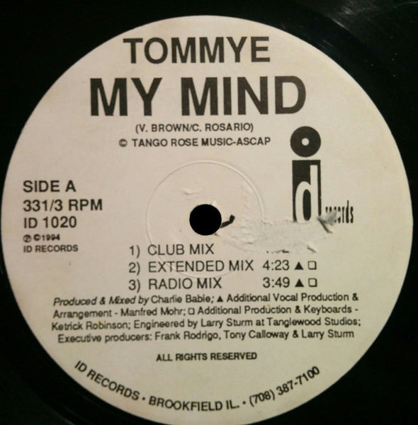 Tommye : My Mind (12")