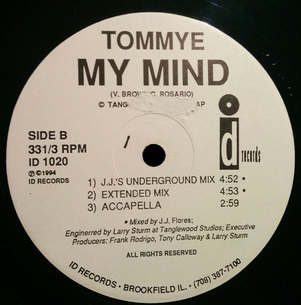 Tommye : My Mind (12")