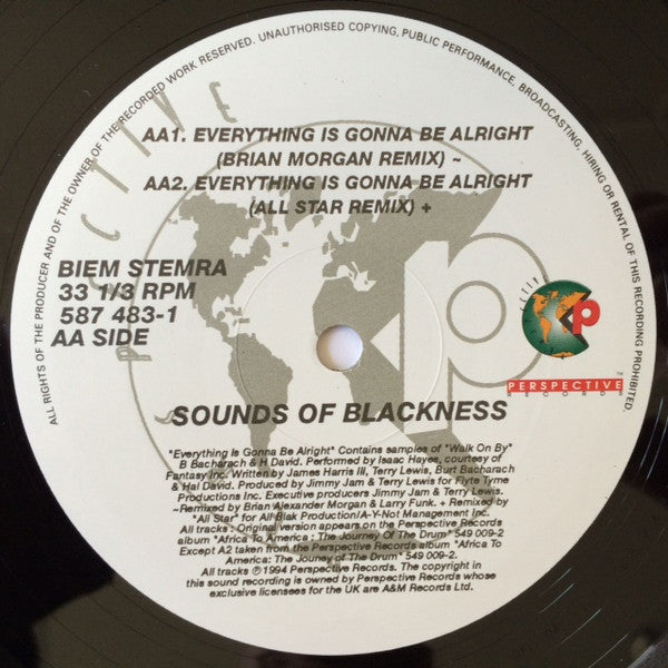 Sounds Of Blackness : I'm Going All The Way / Everything's Gonna Be Alright (12")