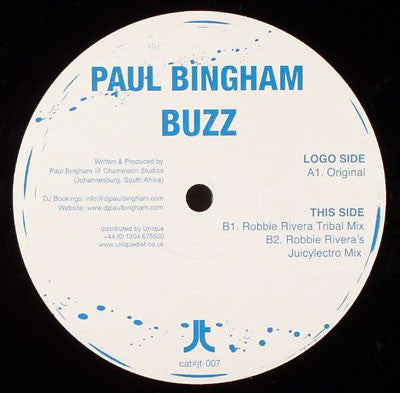 Paul Bingham : Buzz (12")